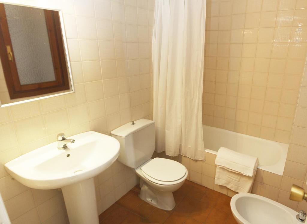 Koupelna v ubytování Hostal la Parrilla