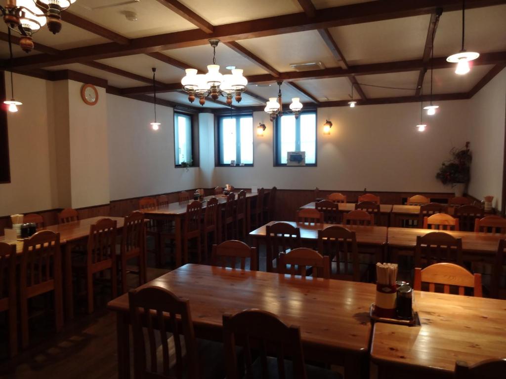 Restaurace v ubytování Highland Lodge Takegen