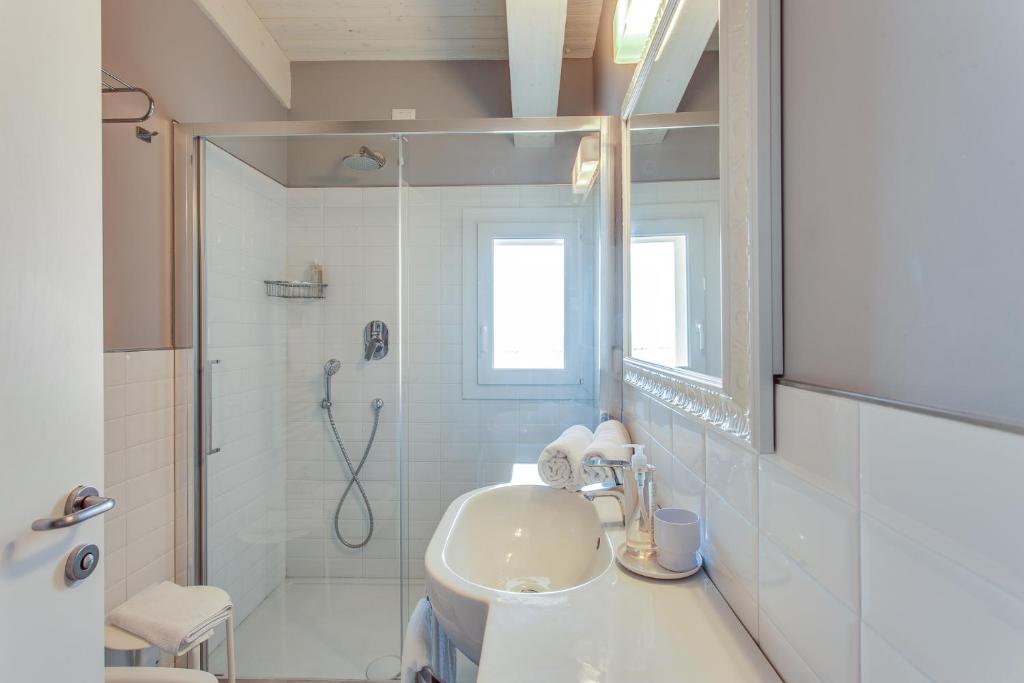 A bathroom at Hotel Nettuno