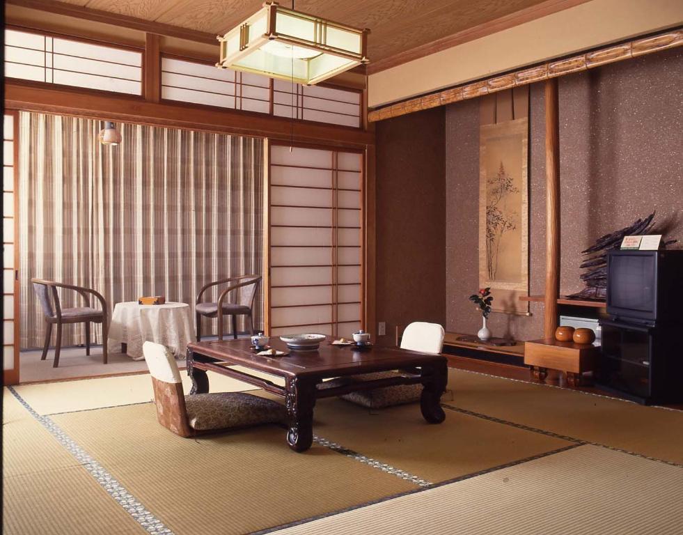 Posezení v ubytování Ryokan Masuya