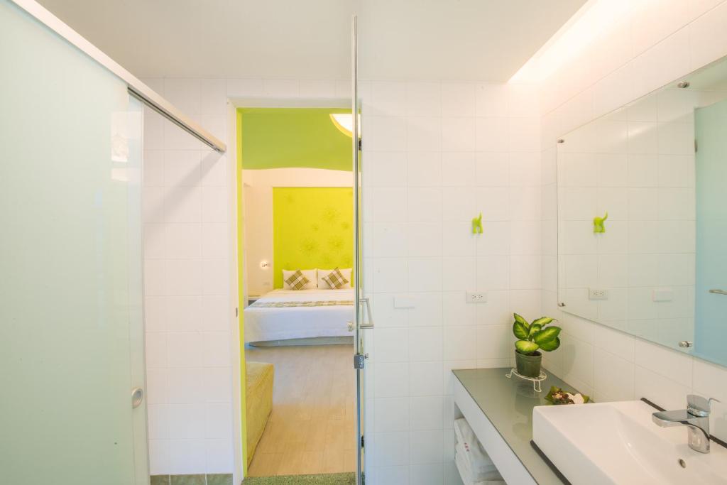 Koupelna v ubytování Sapphire Inn