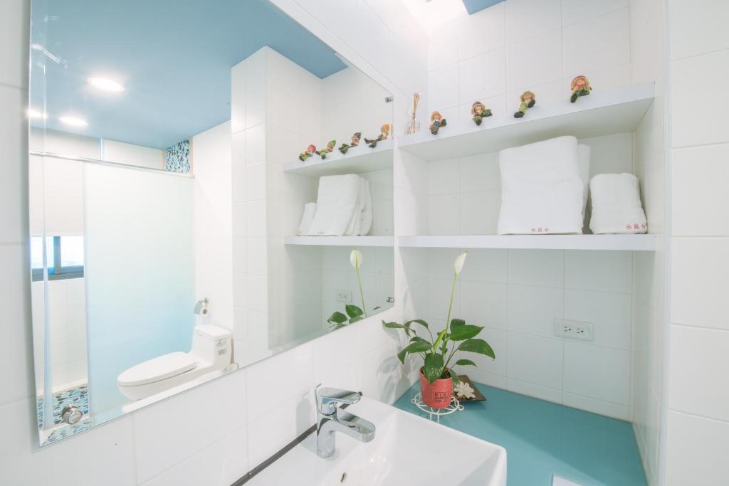 Koupelna v ubytování Sapphire Inn