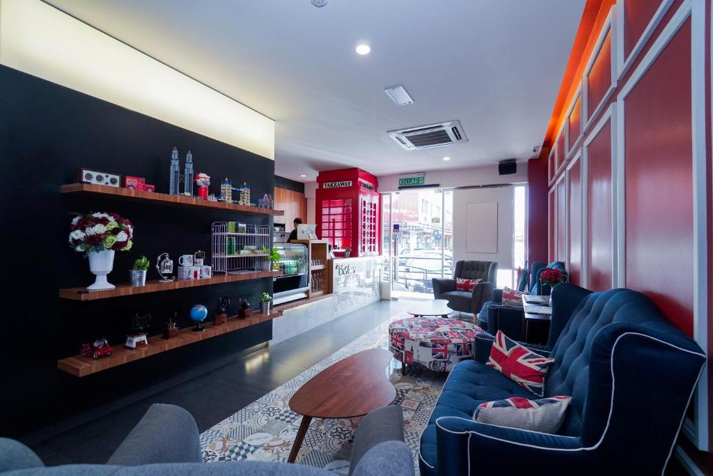 Posezení v ubytování Bloommaze Boutique Hotel Puchong