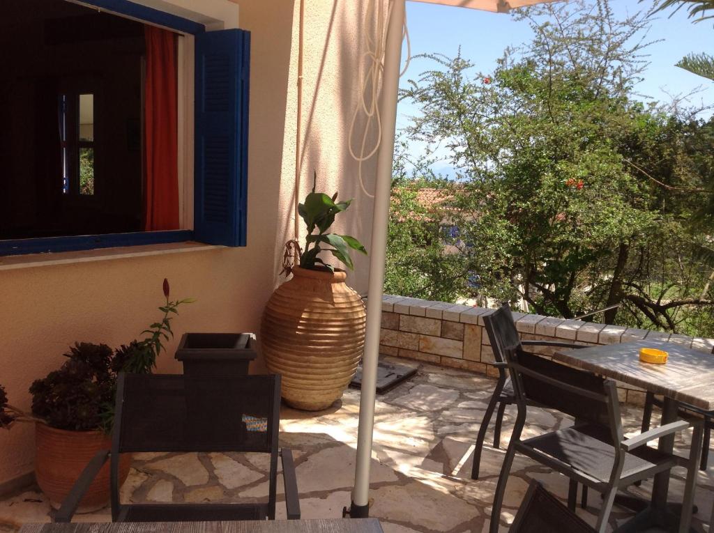 Balkón nebo terasa v ubytování Hotel Nostos