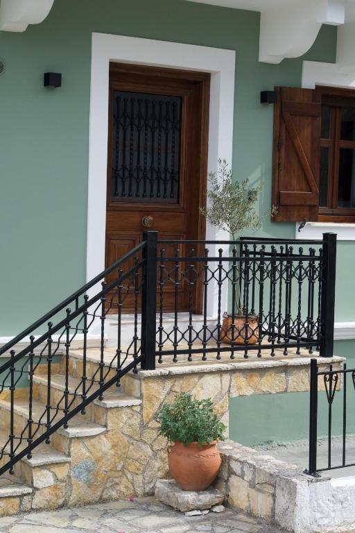 Balkón nebo terasa v ubytování Tettix Summer House
