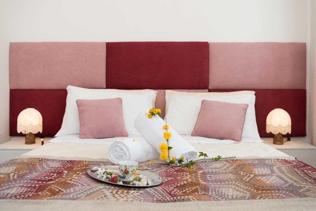 Letto o letti in una camera di B&B Villa Romano