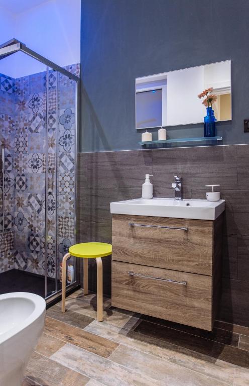 Koupelna v ubytování Politeama Luxury Suites