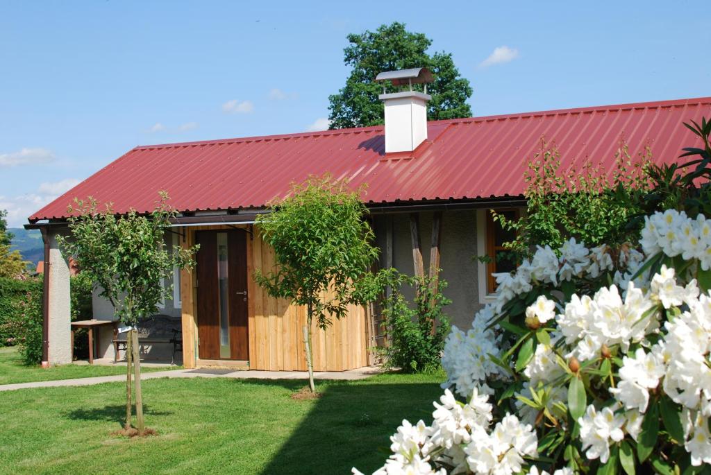 Zahrada ubytování Pension Wolkenreich