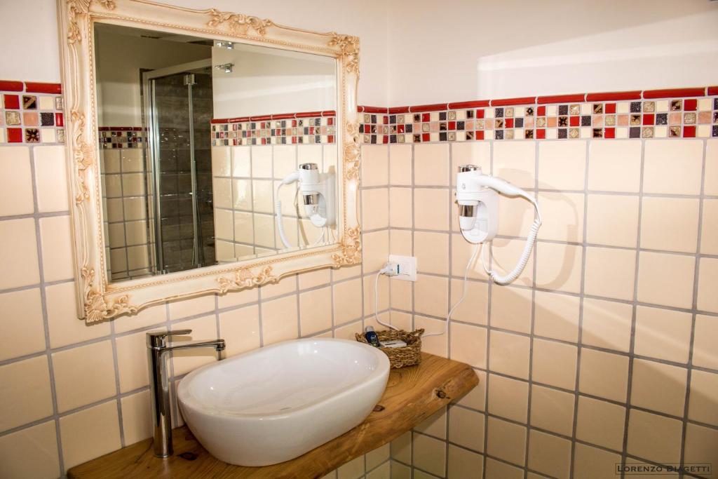 Koupelna v ubytování B&B Geolja