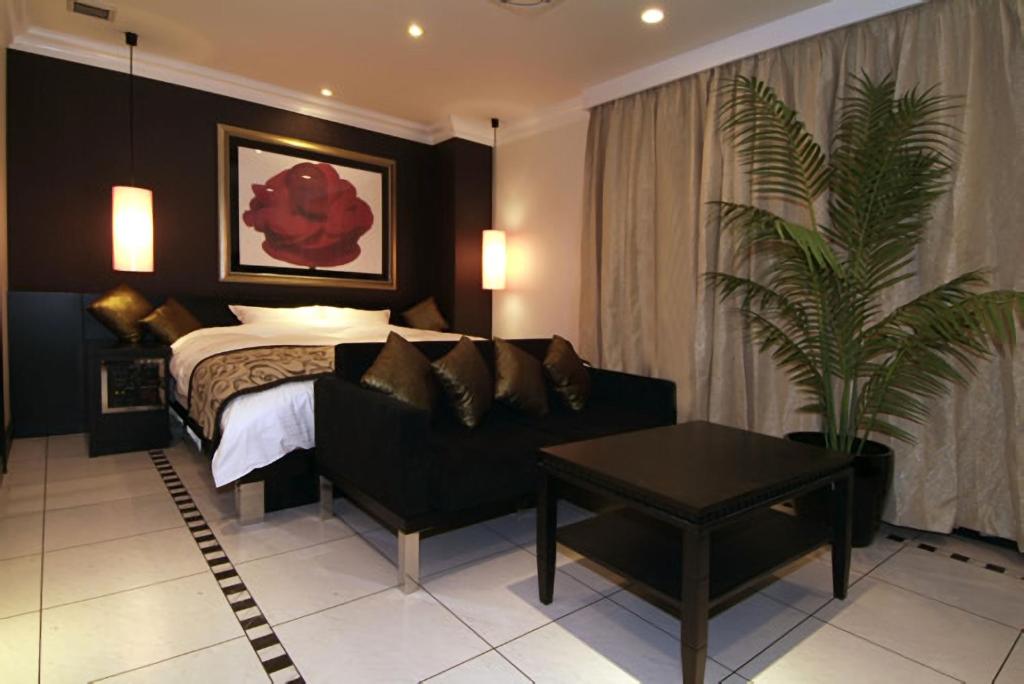 Posezení v ubytování Hotel Cuna Kyoto Love Hotel
