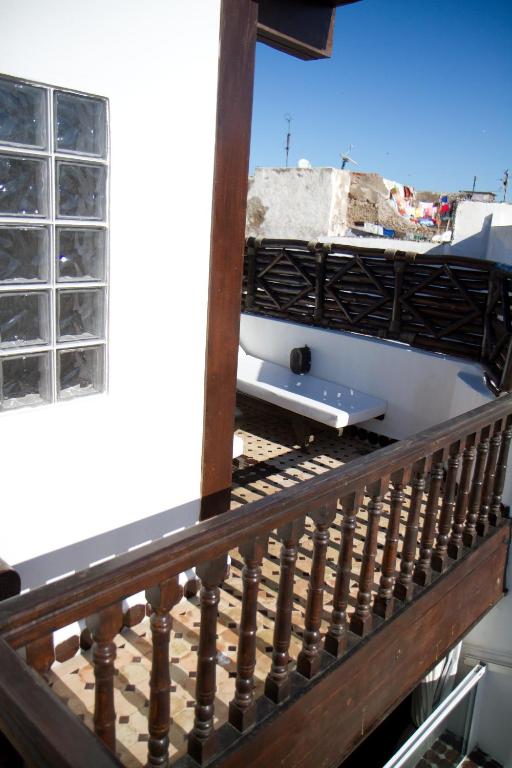 Balkón nebo terasa v ubytování Riad Bab Essaouira