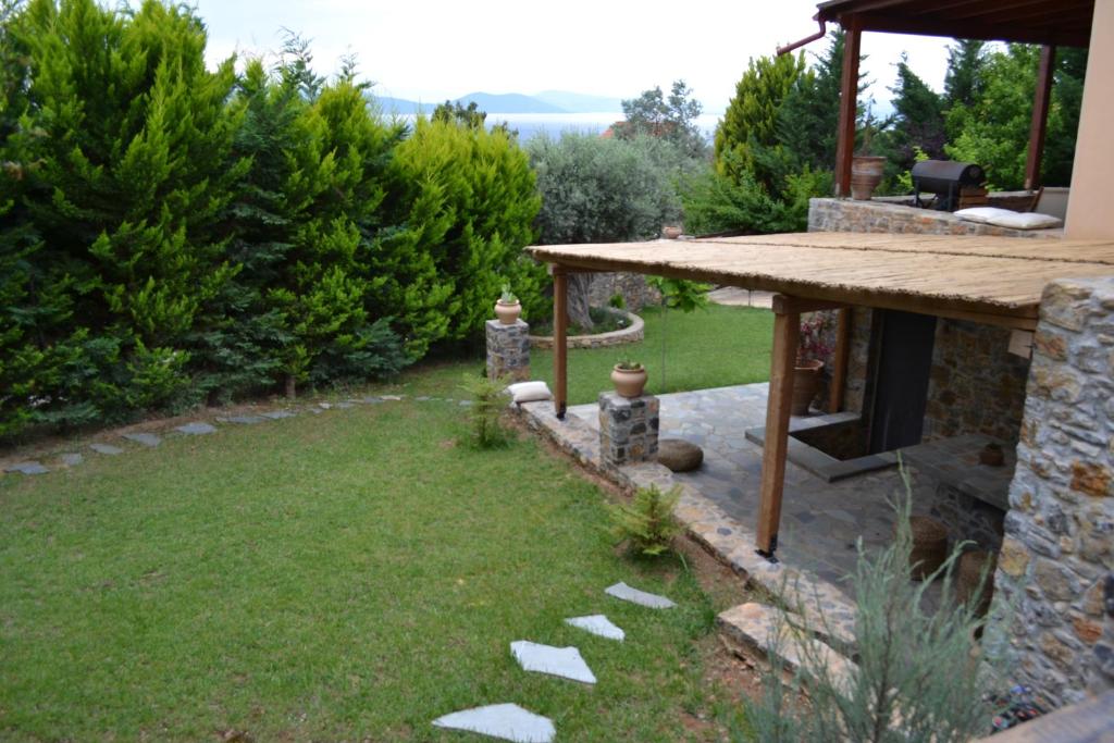 Zahrada ubytování Evia Family House