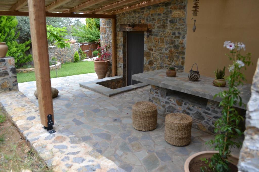 Zahrada ubytování Evia Family House