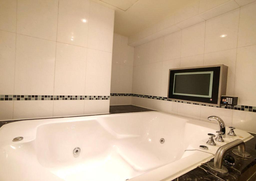 Koupelna v ubytování Shihzuwan Hotel – Kaohsiung Station