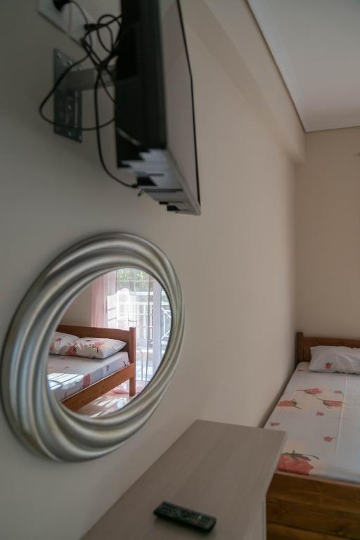 Postel nebo postele na pokoji v ubytování Zachos