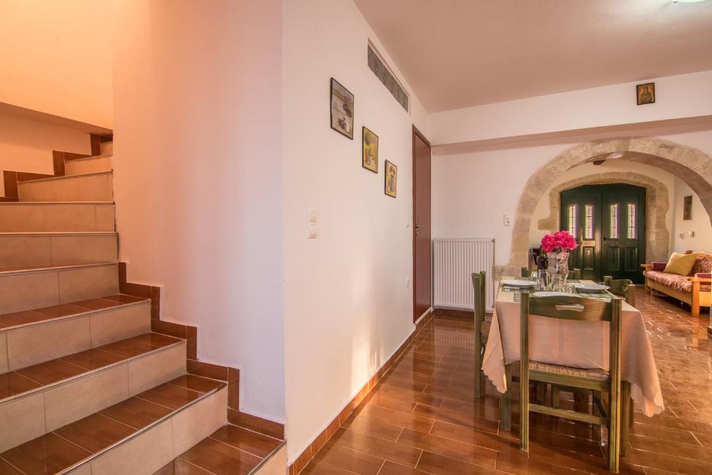 Posezení v ubytování Evaggelias Home Gavalochori