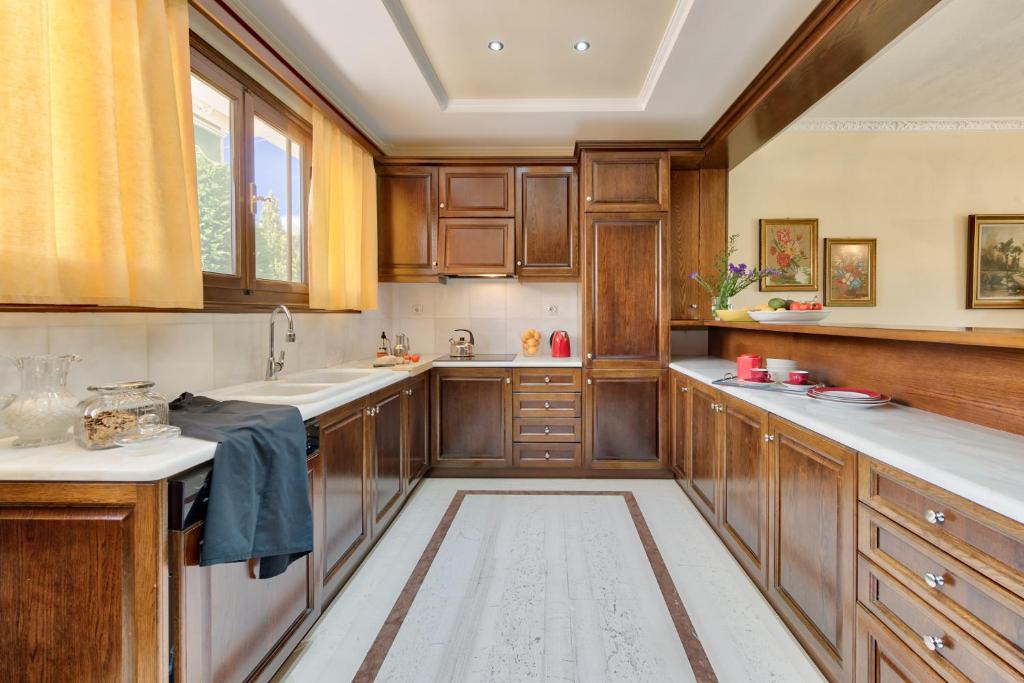 Kuchyň nebo kuchyňský kout v ubytování Casa Giardino