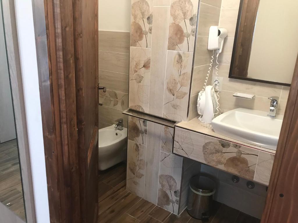 Kúpeľňa v ubytovaní B&b Amiata