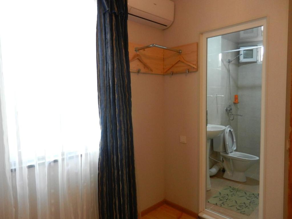 Koupelna v ubytování guest house katia tbilisi