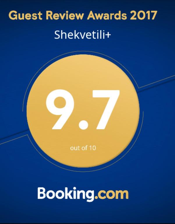 Certifikát, hodnocení, plakát nebo jiný dokument vystavený v ubytování Shekvetili+