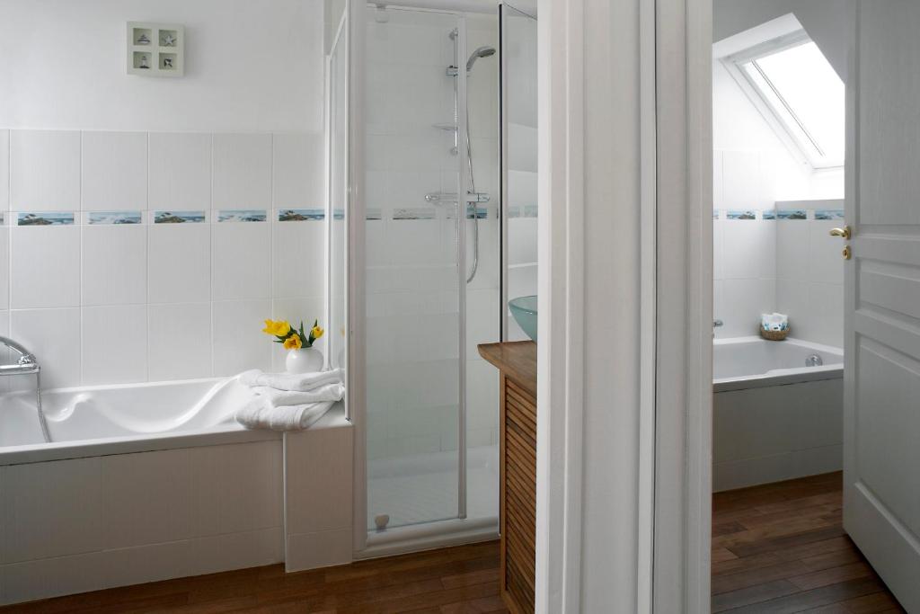 L'Escale Evel Er Gêr - Habitación Doble Con Balcón Y Vistas Al Mar