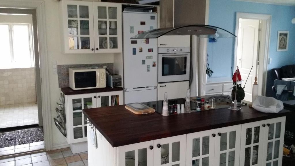 Kuchyň nebo kuchyňský kout v ubytování Belvedere B&B
