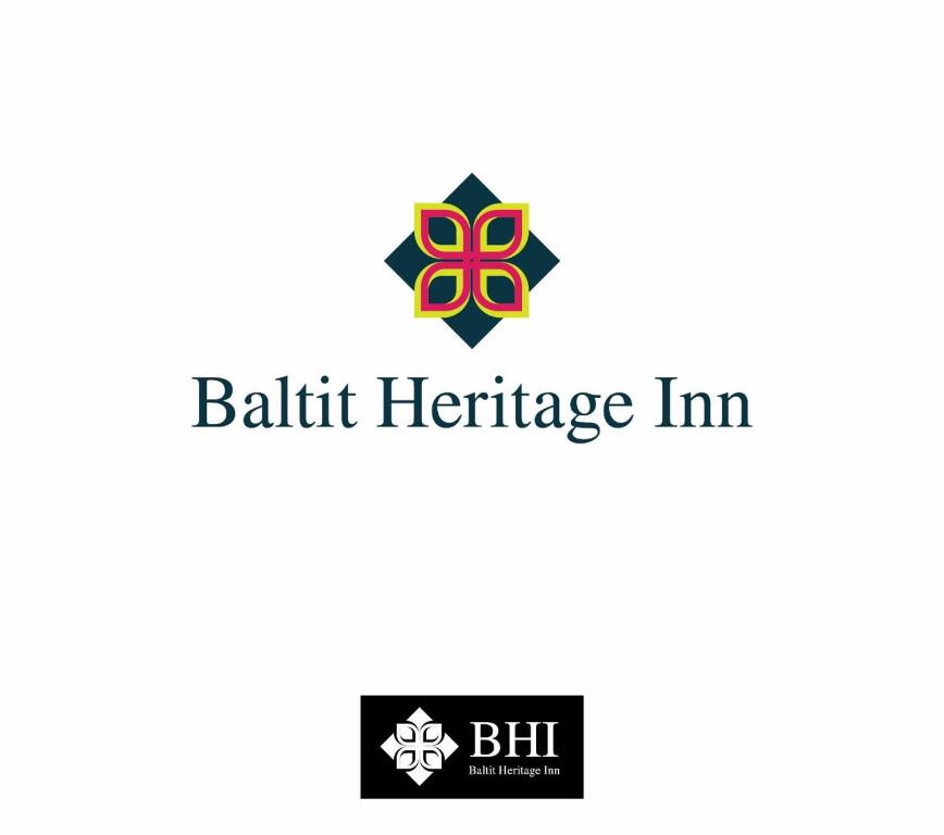 a logo for a hair heritage firm at Baltit Heritage Inn in Hunza Valley