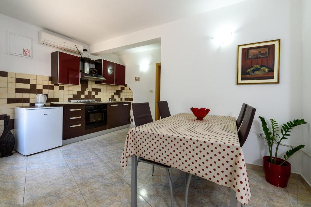 Kuchyňa alebo kuchynka v ubytovaní Apartments Kudelik