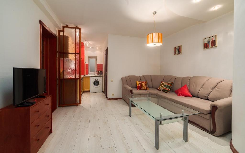 Η κουζίνα ή μικρή κουζίνα στο Квартира на Дерибасовской