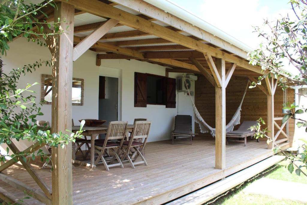 Patio nebo venkovní prostory v ubytování Résidence Bois Flotté