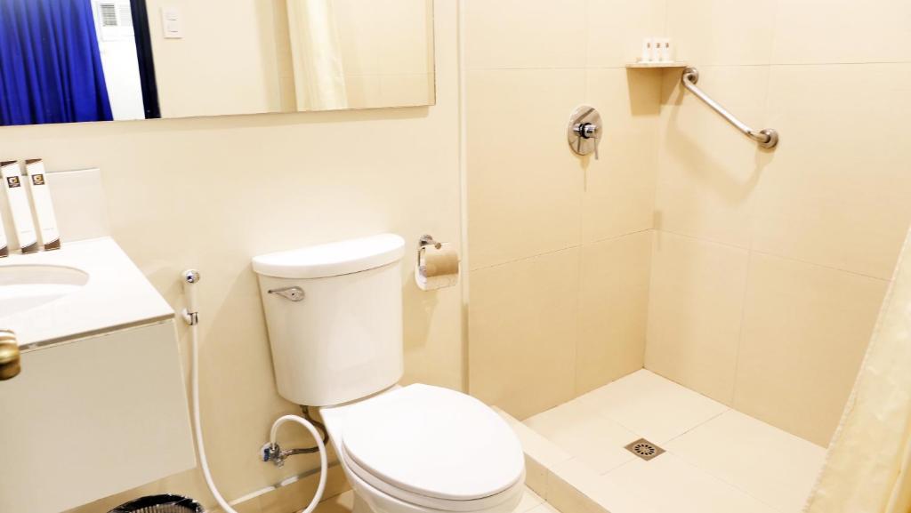 Koupelna v ubytování GT Hotel Jaro