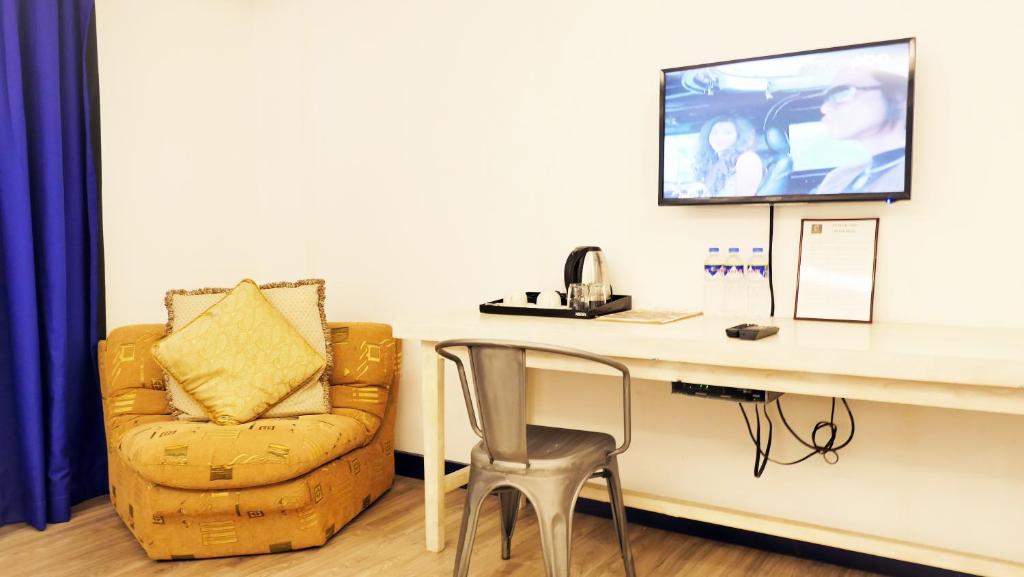 TV a/nebo společenská místnost v ubytování GT Hotel Jaro