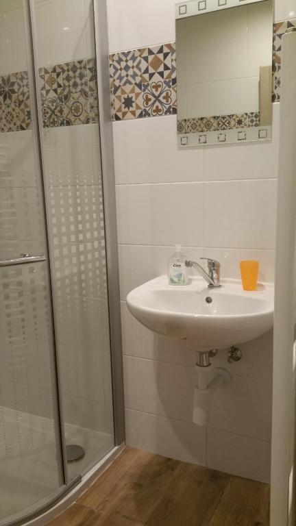 Koupelna v ubytování Penzion Filoun