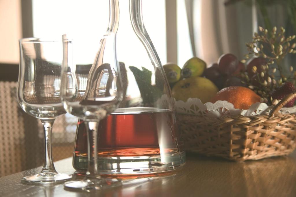 Nápoje v ubytování Quinta do Estreito
