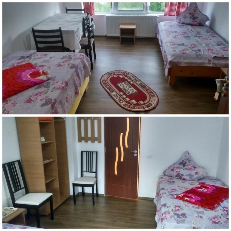 Postel nebo postele na pokoji v ubytování Perla Neagră Lotus Spa