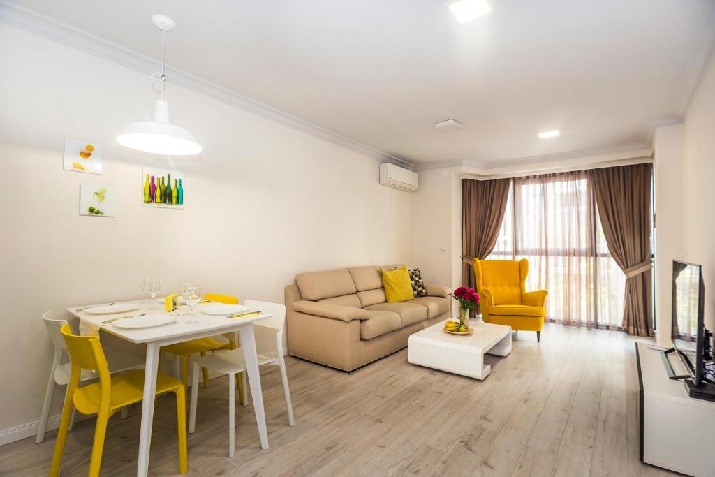 Χώρος καθιστικού στο Vacation Apartment