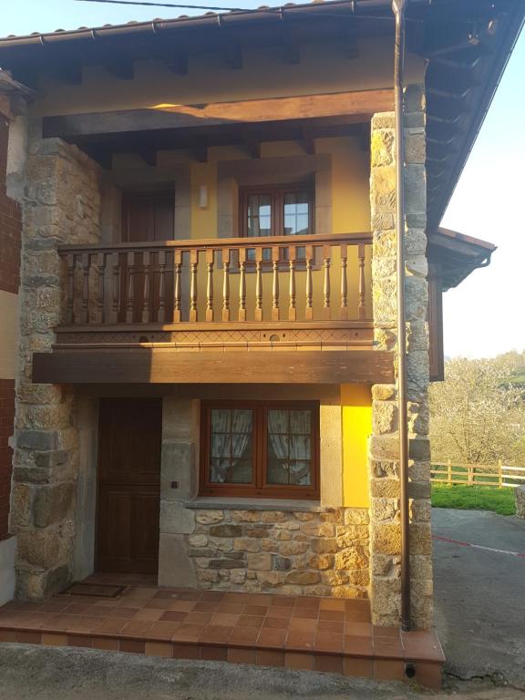 A balcony or terrace at Casa el nene