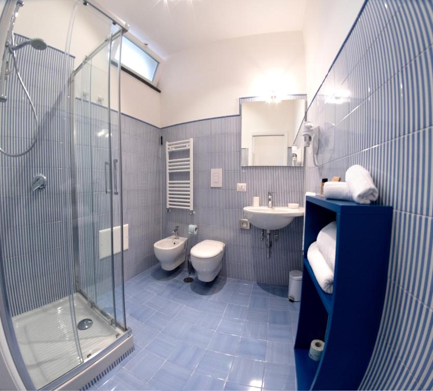 Koupelna v ubytování Domus Fortunae B&B