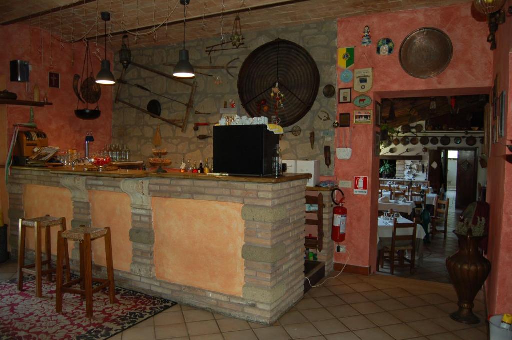 The lounge or bar area at Agriturismo Castro