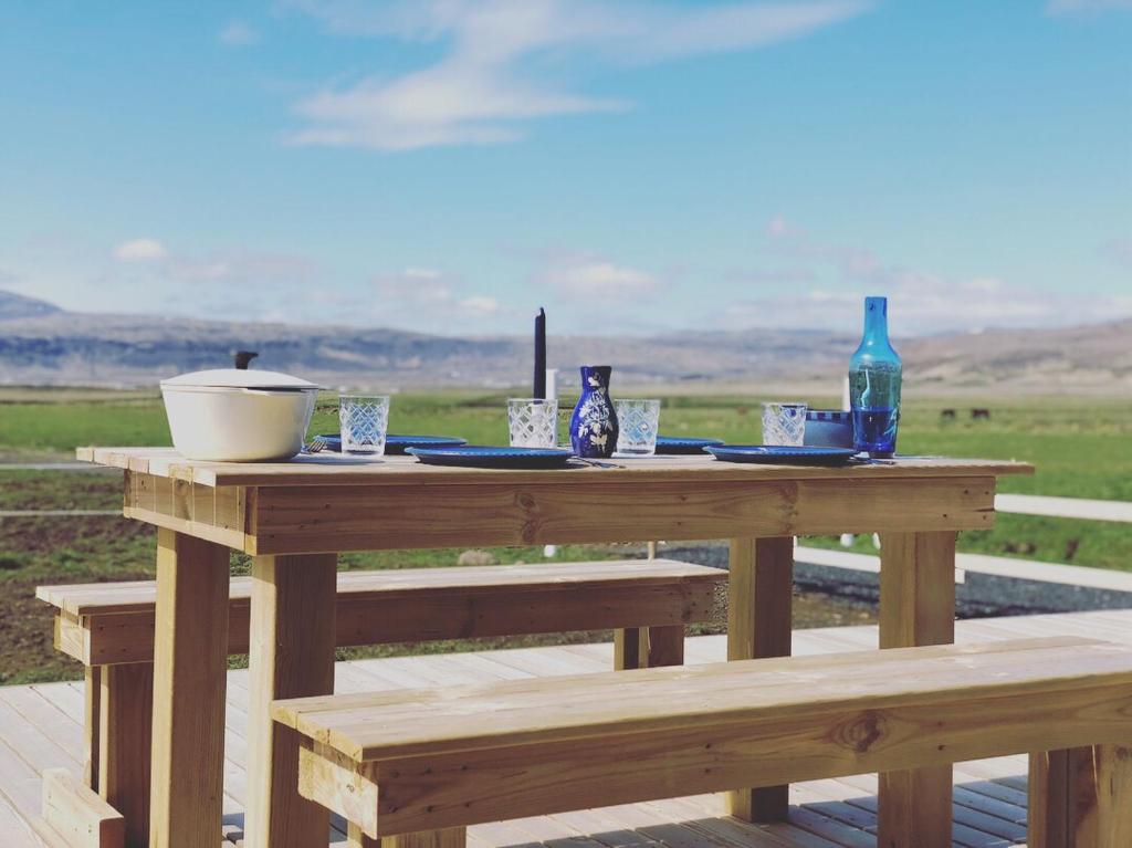 Nápoje v ubytování Akurgerði Guesthouse 8 - Country Life Style