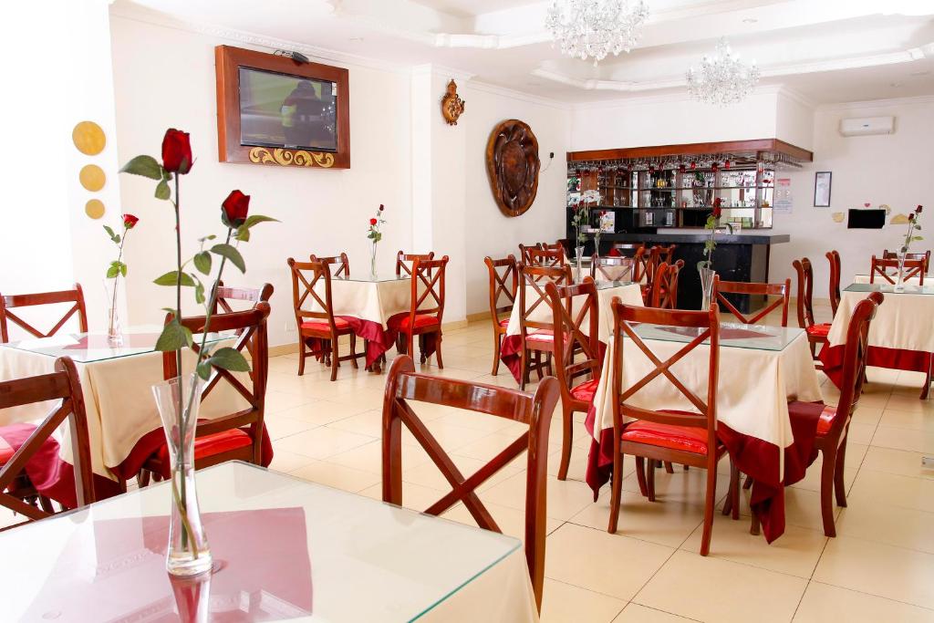 Restaurace v ubytování Hotel Flor de Liz