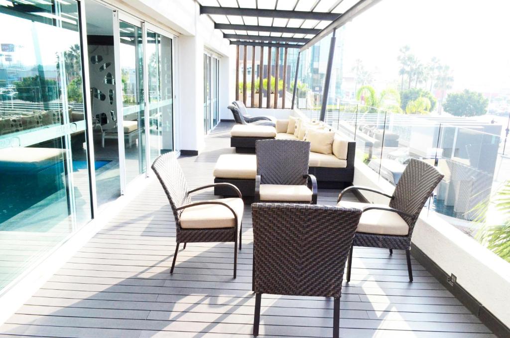 Posezení v ubytování Casa Inn Business Hotel Celaya
