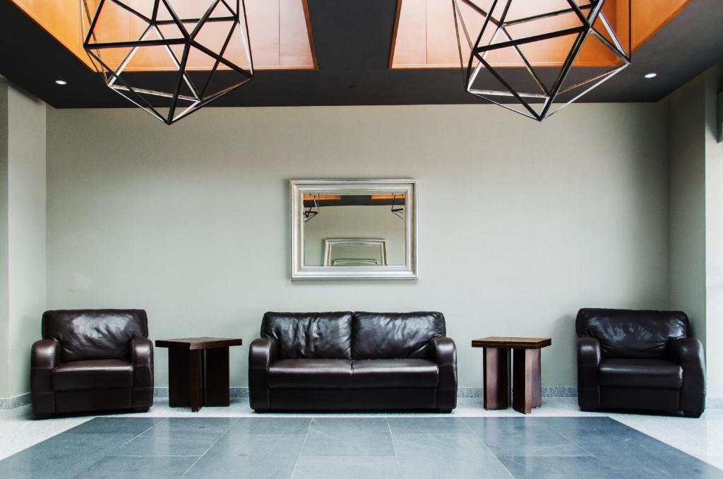Posezení v ubytování Casa Inn Business Hotel Celaya