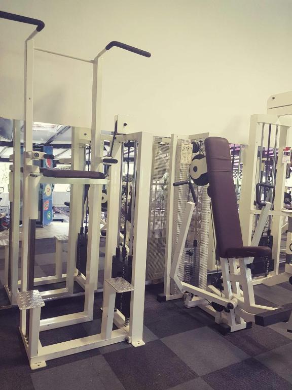 Fitness centrum a/nebo fitness zařízení v ubytování Complex Turistic Gura Jgheabului