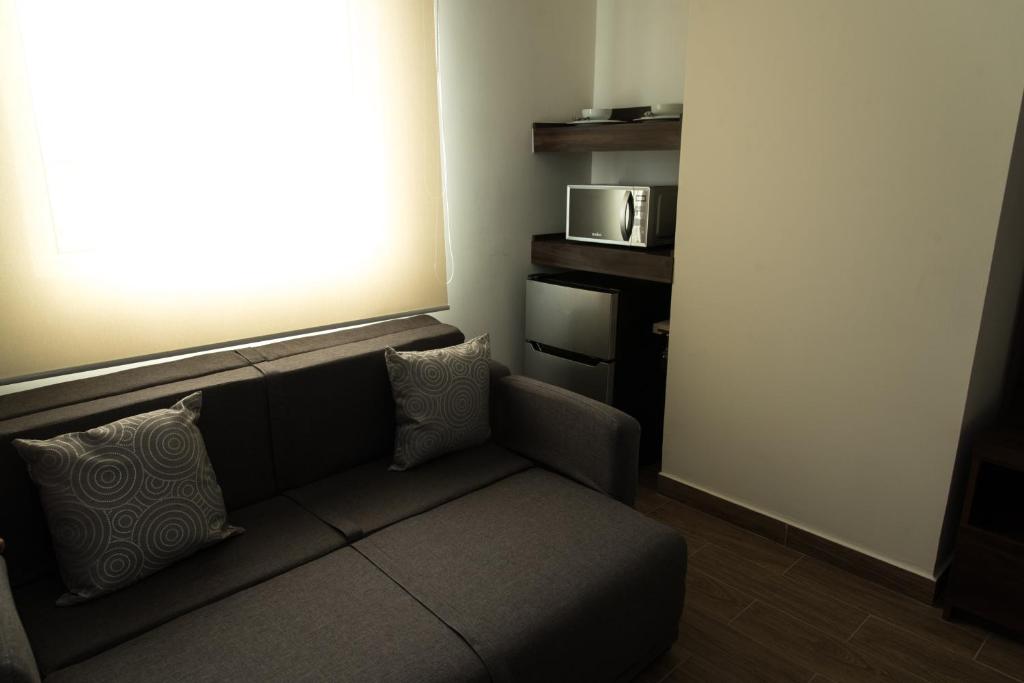 Posezení v ubytování Lithio Hotel