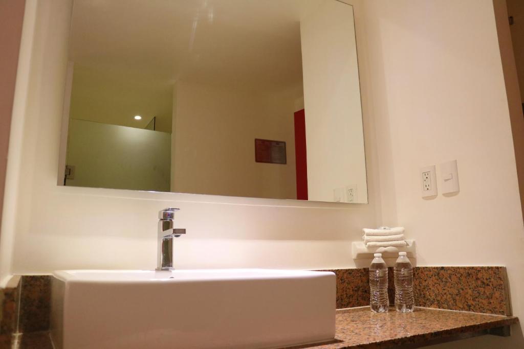 Koupelna v ubytování Hotel Zar Merida