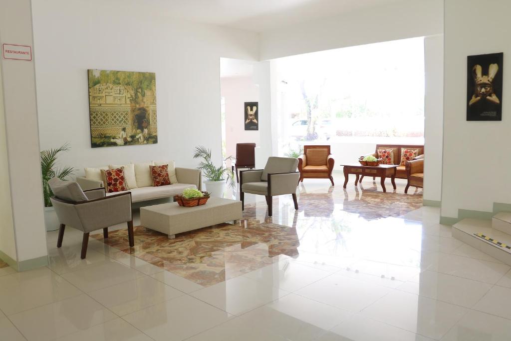 Posezení v ubytování Hotel Zar Merida