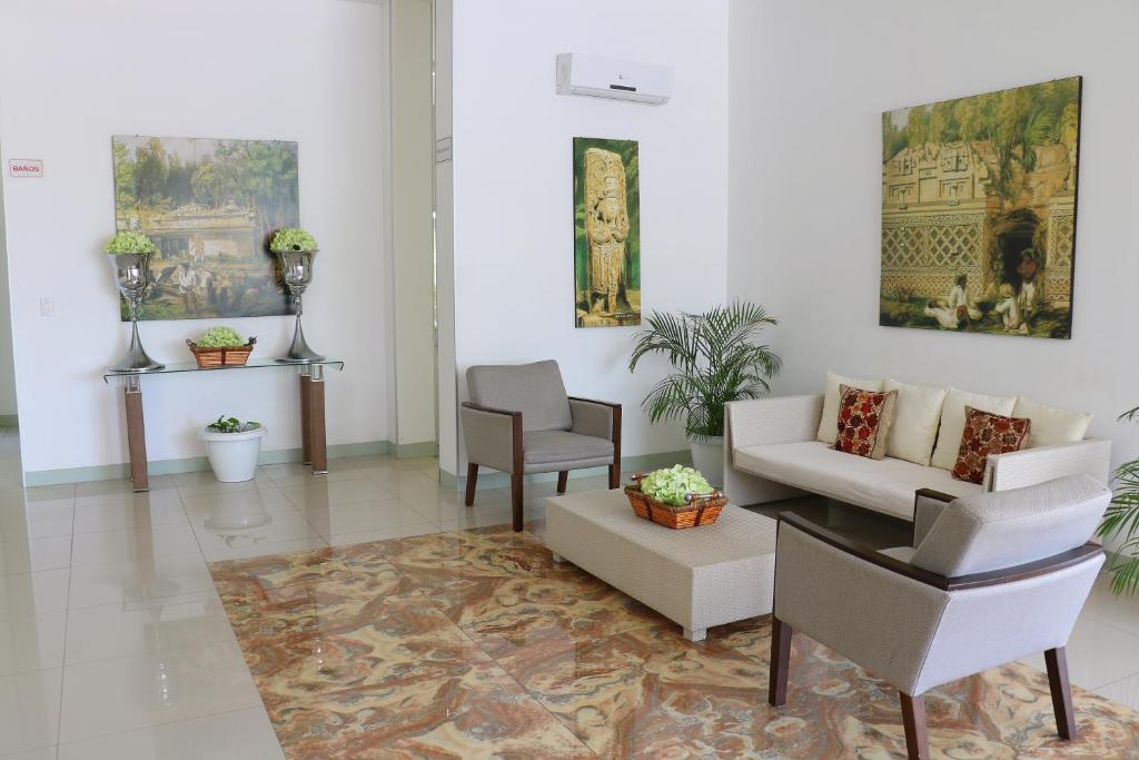 Posezení v ubytování Hotel Zar Merida