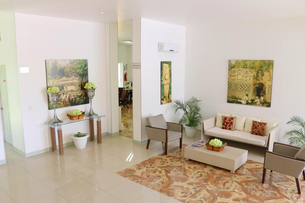 Posezení v ubytování Hotel Zar Merida