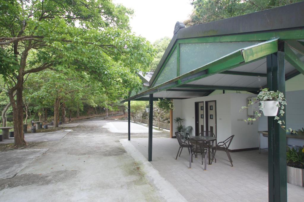 Zahrada ubytování Fumei Bluebird Homestay